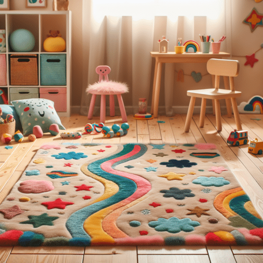 Cómo hacer una alfombra de terciopelo para habitaciones infantiles.