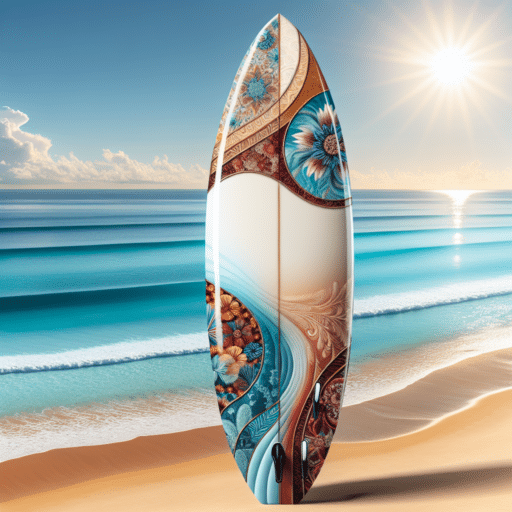 Cómo personalizar tu tabla de surf con detalles de terciopelo.