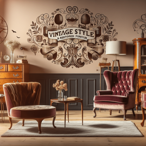 Estilo Vintage y Muebles Restaurados con Terciopelo